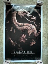 Pôster do filme Rolled Mortal Kombat 1995 27x41 Christopher Lambert, Robin Shou comprar usado  Enviando para Brazil