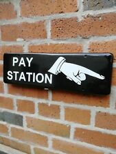 Pay station enamel for sale  NOTTINGHAM