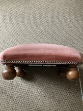 Vintage footstool pink for sale  CLECKHEATON