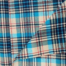 Vintage tartan fabric for sale  TELFORD