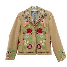 Jaqueta Johnny Was Biya bege bordada blazer em excelente estado usado tamanho pequeno, usado comprar usado Jaqueta Johnny Was Biya bege bordada blazer em excelente estado usado tamanho pequeno, usado comprar usado  Enviando para Brazil