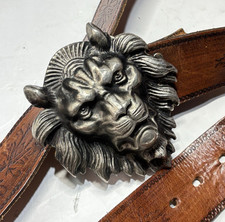 Lion head buckle for sale  CULLOMPTON