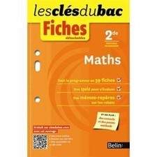 Livre mathématiques seconde d'occasion  Les Mureaux
