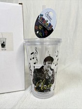 Copo de acrílico Elvis parede dupla com palha 18 oz música Memphis sem BPA reutilizável comprar usado  Enviando para Brazil
