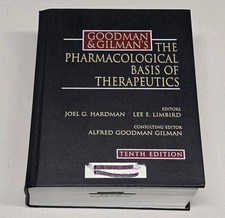 Pharmacological Basis Of Therapeutics 10th Edition 2001 Hardcover Goodman Gilman comprar usado  Enviando para Brazil