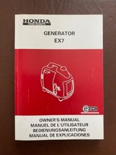 Honda ex7 ownwrs for sale  COLWYN BAY