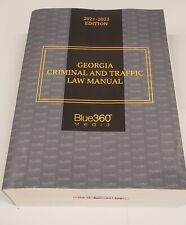 Georgia Criminal and Traffic Law Manual, 2021-2022 Edition Blue360 Media segunda mano  Embacar hacia Argentina