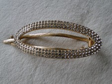 Haarspange gold glitzersteinch gebraucht kaufen  Chemnitz