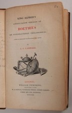 KING ALFRED'S ANGLO-SAXON VERSION OF BOETHIUS Englished 1829 comprar usado KING ALFRED'S ANGLO-SAXON VERSION OF BOETHIUS Englished 1829 comprar usado  Enviando para Brazil