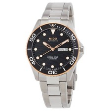 Relógio masculino Mido Ocean Star 200C automático mostrador preto M0424302105100 comprar usado  Enviando para Brazil