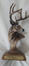 Boneco Whitetails Unlimited 2009-10 troféu patrocinador resina cabeça de veado Buck, usado comprar usado  Enviando para Brazil