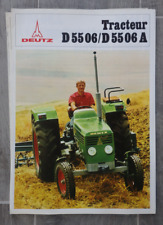 Brochure dépliant tracteur d'occasion  Riom-ès-Montagnes