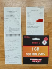 Gutschein sim rossmann gebraucht kaufen  Hannover
