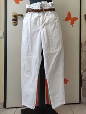 Pantaloni bianchi vita usato  Cagliari
