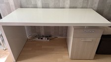Weißer hochglanz schreibtisch gebraucht kaufen  Dortmund