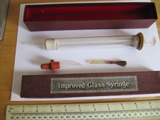 Vintage glass syringe for sale  REDHILL