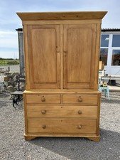 Antique pine linen for sale  ALFORD
