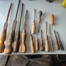 Vintage wooden screwdrivers for sale  TAMWORTH