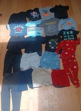 Lote 21 Pacote de Roupas Masculinas Tamanho 4T Tops Shorts Calças Pijamas Várias Marcas  comprar usado  Enviando para Brazil