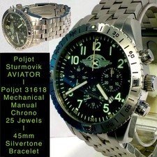 45mm aviator poljot for sale  Roslyn Heights