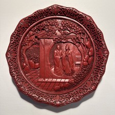Vintage cinnabar plate for sale  Newport News