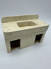 Pia de cozinha vintage de madeira para casa de bonecas armário branco para móveis comprar usado  Enviando para Brazil