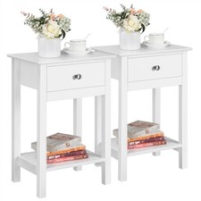 Set comodini bianchi usato  Spedire a Italy