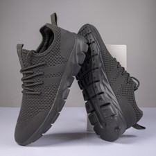 Tênis de corrida masculino moda antiderrapante tênis academia viagem trabalho slip on leve comprar usado  Enviando para Brazil