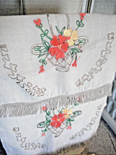 Pair vintage linen for sale  WALTHAM CROSS