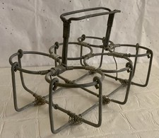 Vintage Industrial Wire Rack Caddy Carrier Vela Loja de Artesanato Exibição comprar usado  Enviando para Brazil