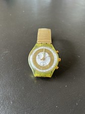 Swatch chronograph golden for sale  WATERLOOVILLE
