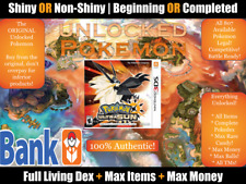 Pokemon Ultra Sun desbloqueado + todos os 807 Pokemon legal brilhante item máximo dinheiro eventos comprar usado  Enviando para Brazil