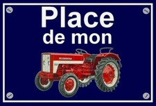 Plaque place tracteur d'occasion  Paris I