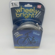 Pacote com 2 raios de bicicleta JML Wheely Bright LED azul fácil instalação, usado comprar usado  Enviando para Brazil