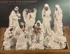 nativity set porcelain for sale  Denver