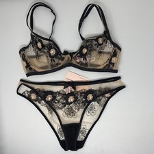 Conjunto Agent Provocateur Janie Black Peach 36D/3 comprar usado  Enviando para Brazil