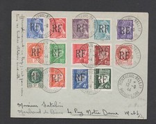 + COTE 600E / AUTHENTIQUE LETTRE LIBERATION MONTREUIL COMPLETE / XA942 comprar usado  Enviando para Brazil
