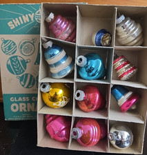 Antigo Brilhante Brite Vidro Mercúrio 2" Lanterna Estêncil Sino Tornado Caixa Enfeites de Natal comprar usado Antigo Brilhante Brite Vidro Mercúrio 2" Lanterna Estêncil Sino Tornado Caixa Enfeites de Natal comprar usado  Enviando para Brazil