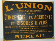 Plaque emaillee bombee d'occasion  Angoulême