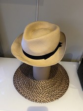 Vintage panama straw for sale  PURLEY