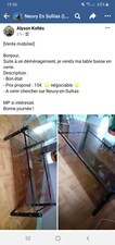 Table basse verre d'occasion  Tigy
