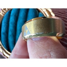Usado, Legend of Zelda Ring Hylian Crest Triforce tamanho 9 joia gamer cosplay presente comprar usado  Enviando para Brazil