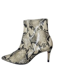 Botas de tornozelo femininas Schutz couro Bette pele de cobra salto alto agulha tamanho 8.5 comprar usado  Enviando para Brazil