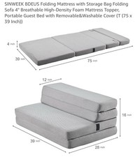 Mattress sofa folding for sale  New York