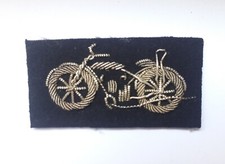 Distintivo motociclista ricamo usato  Italia