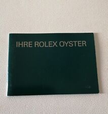 Booklet ihre rolex usato  Valvestino