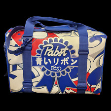 Refrigerador de lata de cerveja vintage Pabst alças azuis decorativo PBR isolado Gaijin Arts comprar usado  Enviando para Brazil