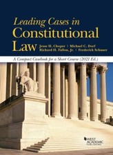 Leading Cases in Constitutional Law, A Compact Casebook for a Short Course, 202 comprar usado  Enviando para Brazil