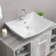 Lavabo rectangulaire céramiqu d'occasion  Expédié en France