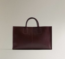 Leather mini tote for sale  UK